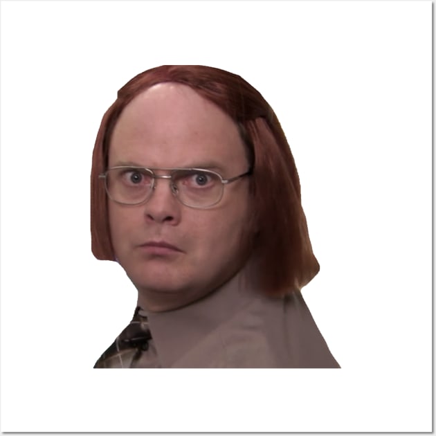 Dwight Schrute as Meredith Wall Art by aterkaderk